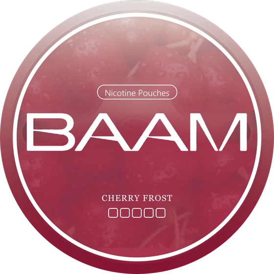 BAAM Cherry Frost, burken sedd ovanifrån