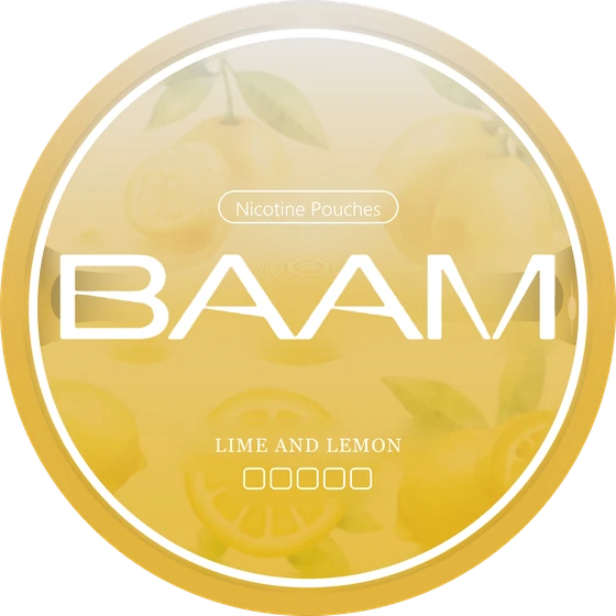 BAAM Lime & Lemon, burken sedd ovanifrån