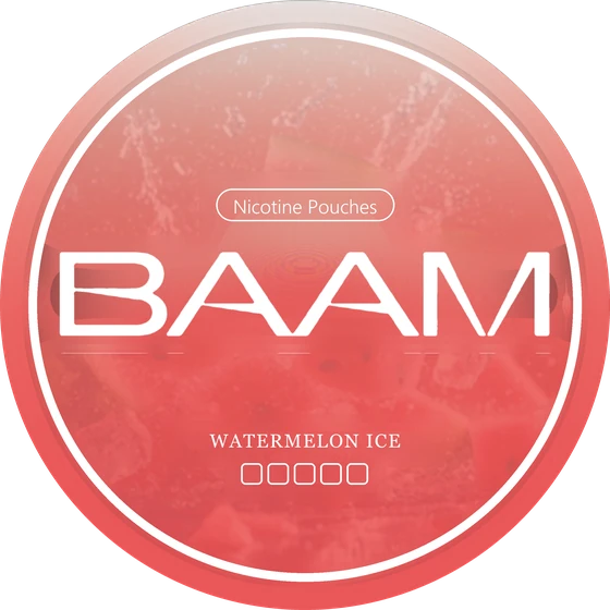 BAAM Watermelon Ice, burken sedd ovanifrån